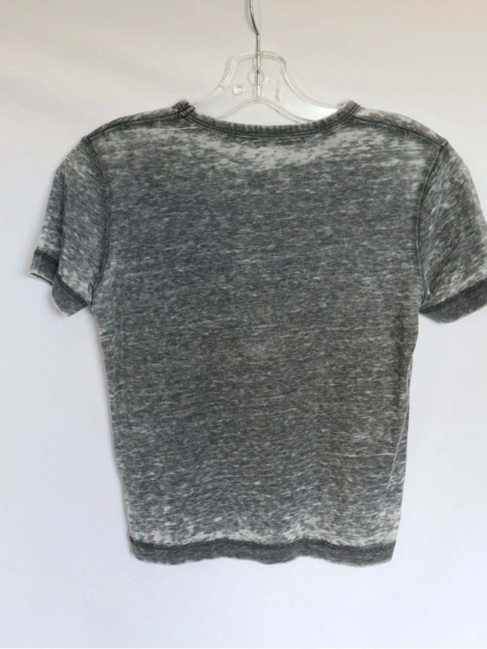 Zara Washed Grey T-Shirt Women’s Medium Fitted Short Sleeve Tee - Picture 6 of 8